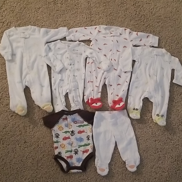 Carter's Other - Newborn pj bundle